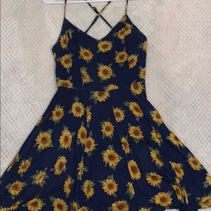 Sunflower mini dress